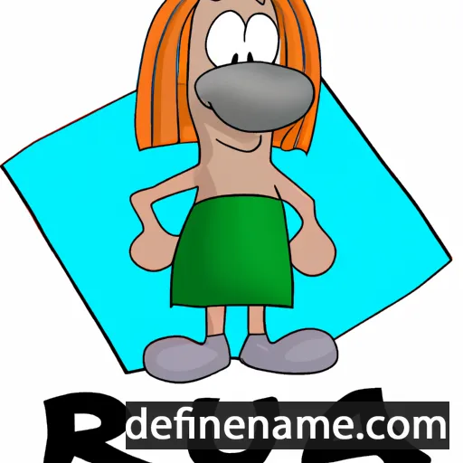 cartoon of the name Rua