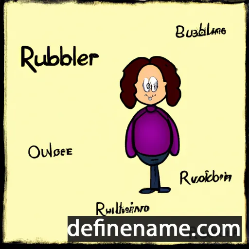 Rubianne cartoon