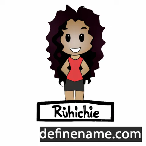 Ruchelle cartoon