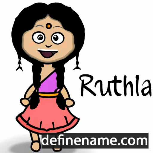 Ruchitta cartoon