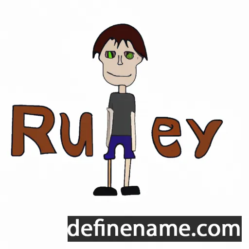 Ruey cartoon