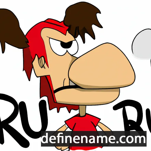 cartoon of the name Ruf