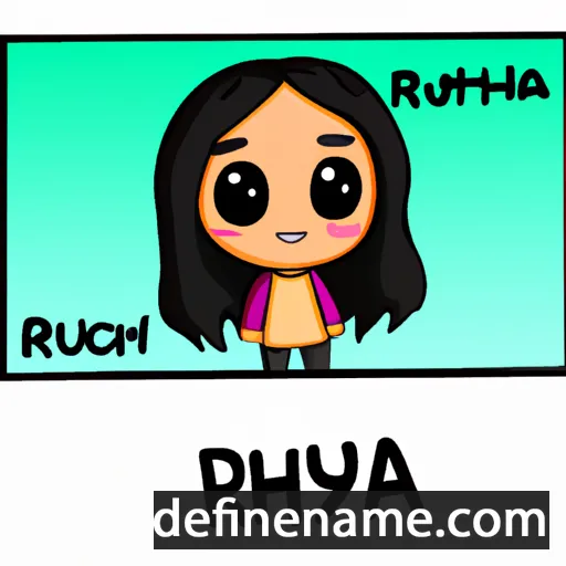 Ruhiya cartoon