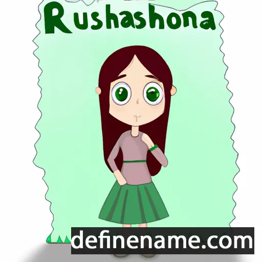 Ruhshona cartoon