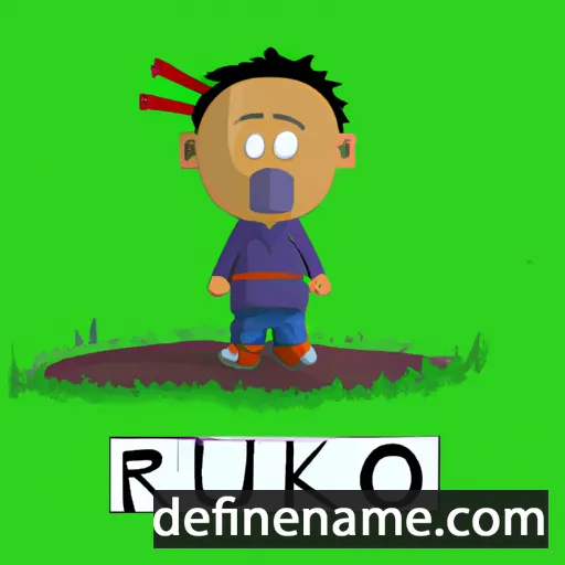 Rukio cartoon