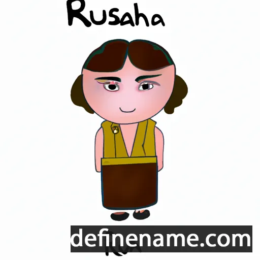 Ruksana cartoon