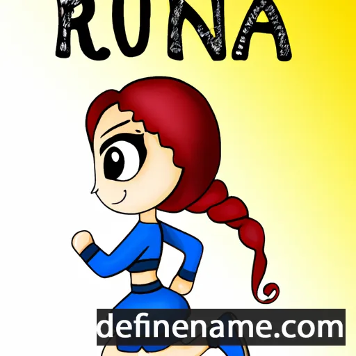 Runá cartoon