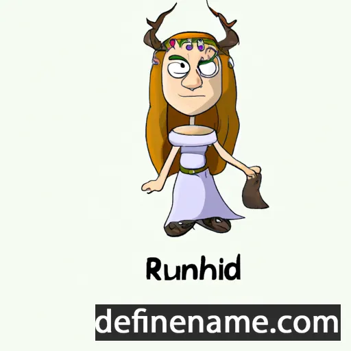 Runhild cartoon