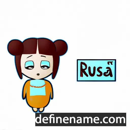 Rusnė cartoon