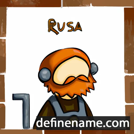 Rusta cartoon