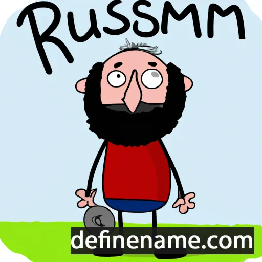 Rusztem cartoon