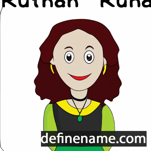 Ruthanna cartoon