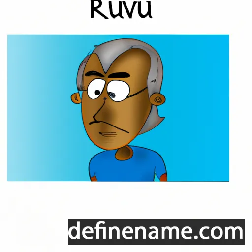 Ruvindu cartoon