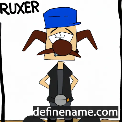 Ruxer cartoon