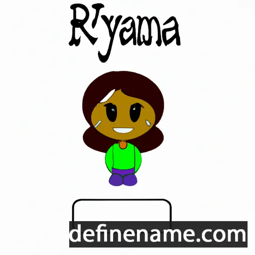 Ryanna cartoon