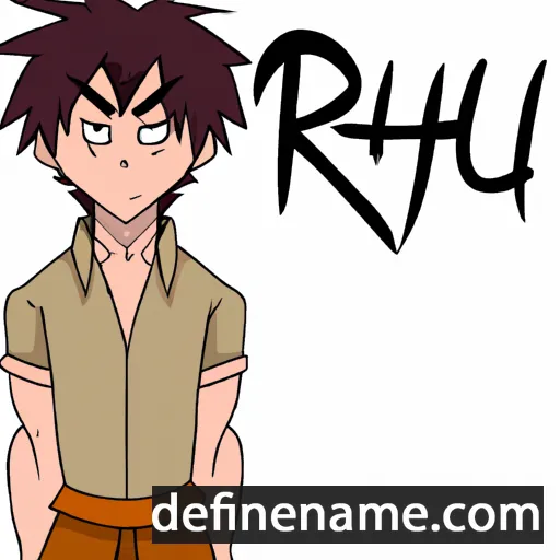 Ryuichi cartoon