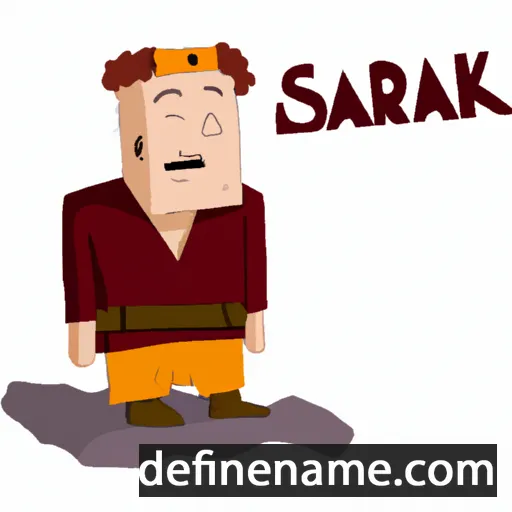 Sáhkár cartoon