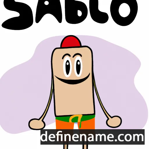 Sálbmo cartoon