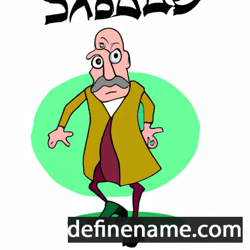 Saddek cartoon