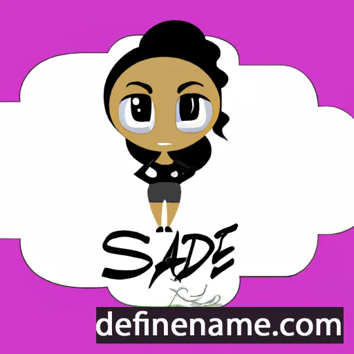 cartoon of the name Sade