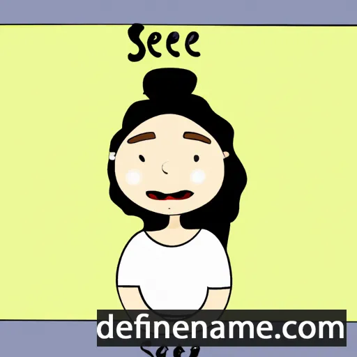 Saehee cartoon