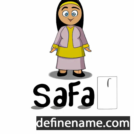 cartoon of the name Safija