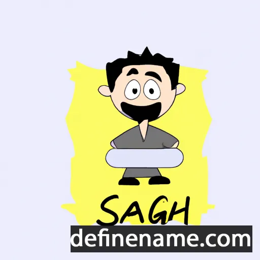 Saghir cartoon