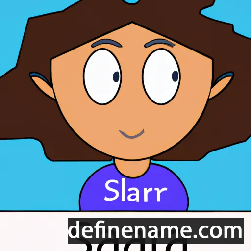 cartoon of the name Sahar