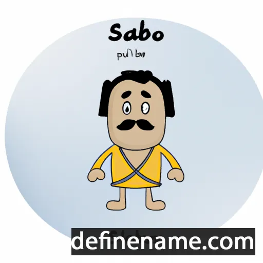 Sahob cartoon