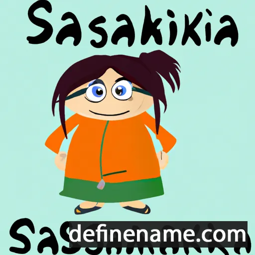 Sahsinaimska cartoon