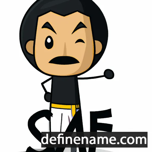 cartoon of the name Sai