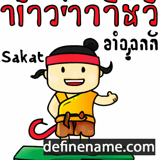 Saikhantsog cartoon