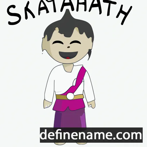 Saikhantuyaa cartoon