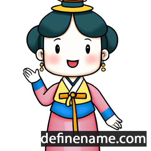 Saimdang cartoon