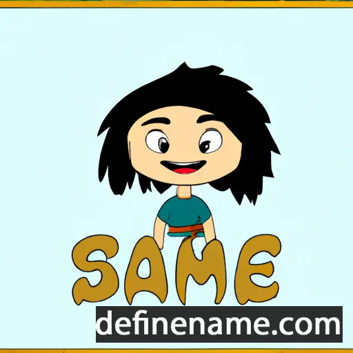 cartoon of the name Saime