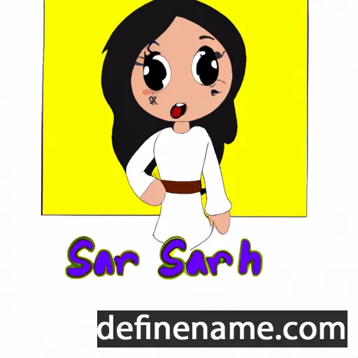 Sairah cartoon