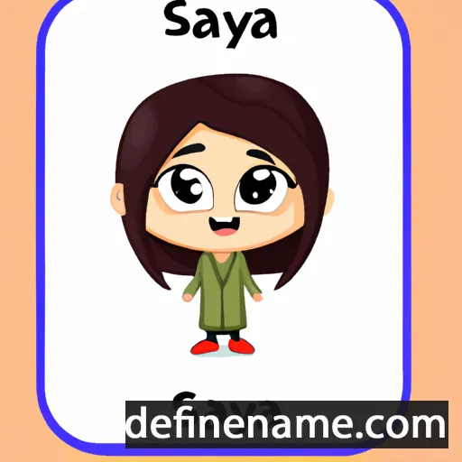 Sajiya cartoon