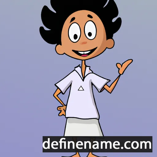 cartoon of the name Sakine