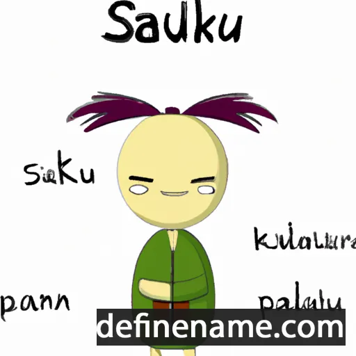 Sakuliu cartoon