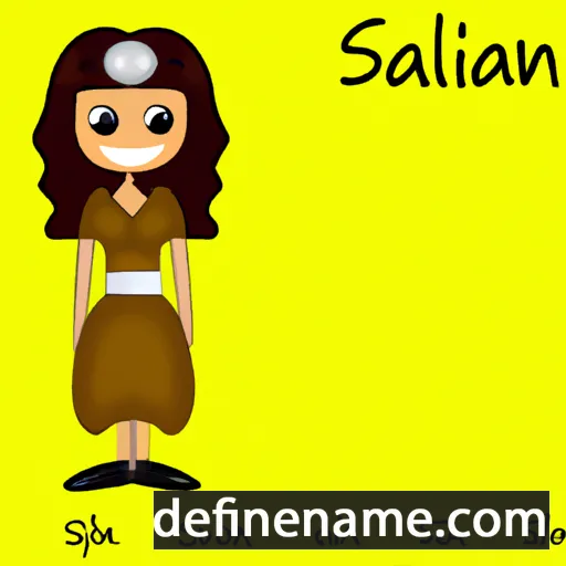 Salaina cartoon