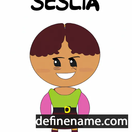 Salesia cartoon