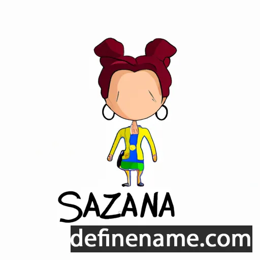 Sânziana cartoon