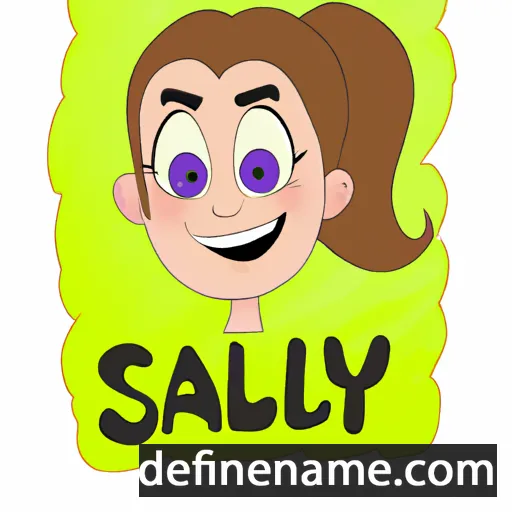 cartoon of the name Sally