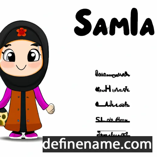 Salmah cartoon