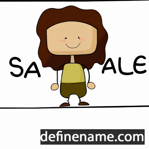 cartoon of the name Salme