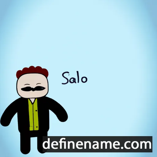 Salomó cartoon