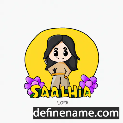 Salshabilla cartoon