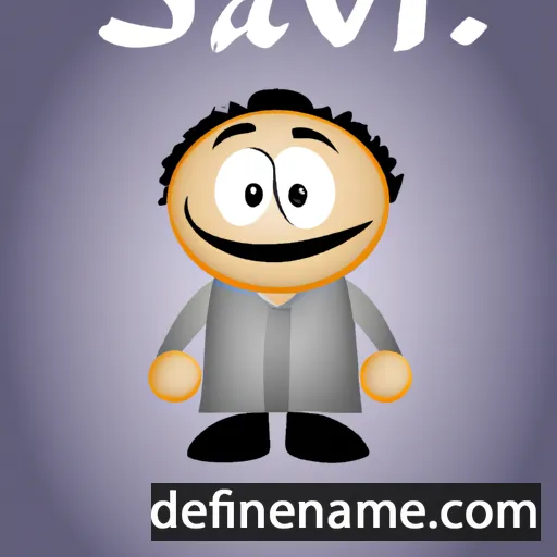 cartoon of the name Salvi