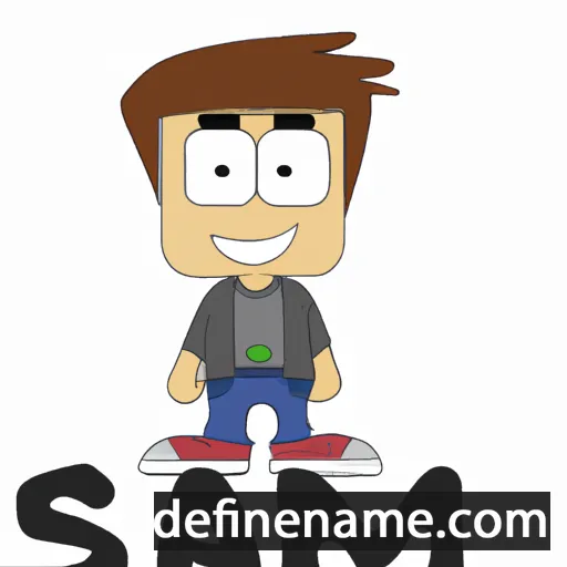 cartoon of the name Sam