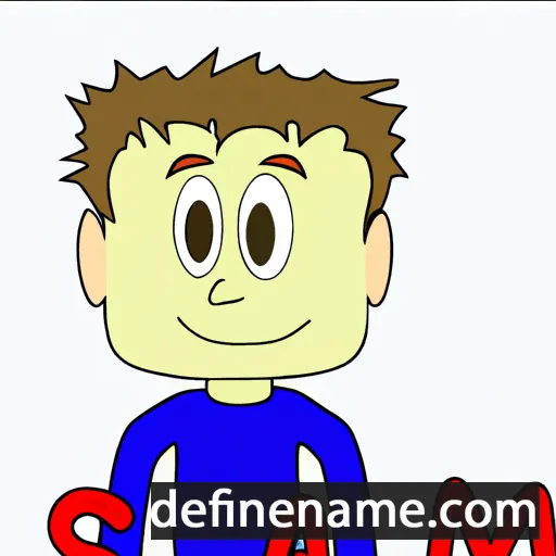 cartoon of the name Sam